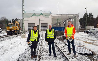 Wartungshallen für 180 Meter lange Züge entstehen in wenigen Monaten